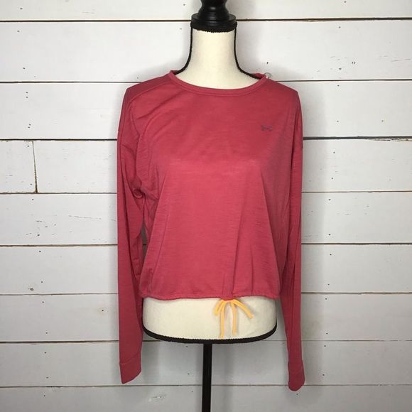 New Under Armour Heatgear Whisperlight Cropped Top - Picture 4 of 8